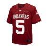 #5 Arkansas Razorbacks Nike Toddler Untouchable Replica Game Jersey - - Side View