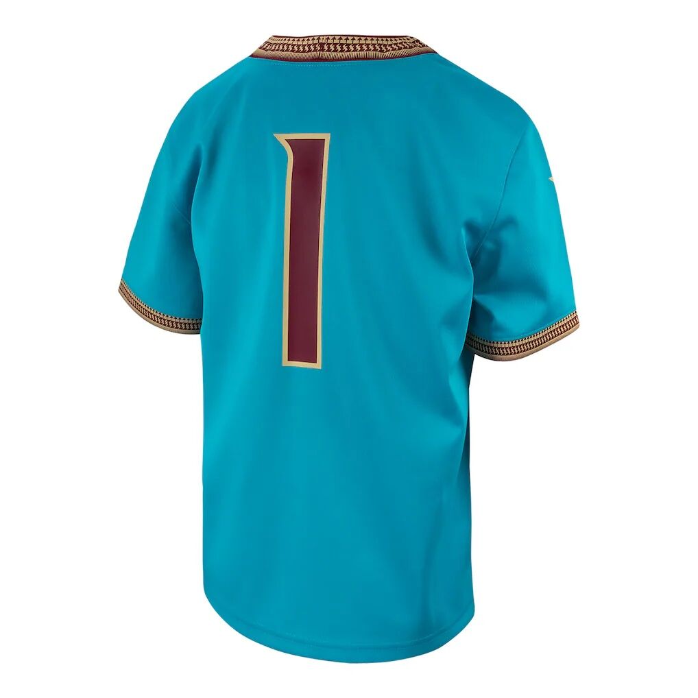 #1 Florida State Seminoles Nike Toddler Untouchable Replica Game Jersey - Turquoise
