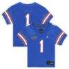 #1 Florida Gators Jordan Brand Toddler Untouchable Replica Game Jersey - - Front View