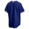 Los Angeles Dodgers Nike Alternate Replica Jersey - Deep Royal - Detail View