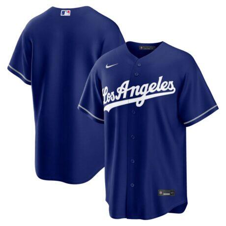 Los Angeles Dodgers Nike Alternate Replica Jersey - Deep Royal - Front View