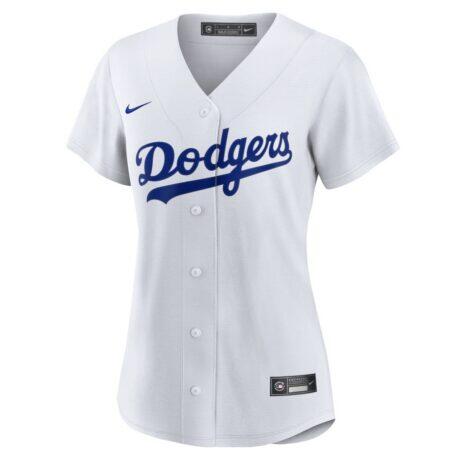Los Angeles Dodgers Nike Women's Home Replica Jersey - White - Alt1