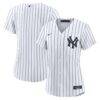 New York Yankees Nike Women's Home Replica Jersey - White - Front View