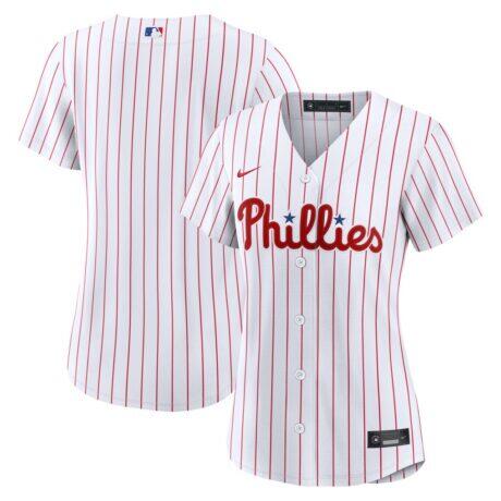 Philadelphia Phillies Nike Women's Home Replica Jersey - White - Front View