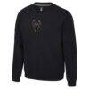 Milwaukee Bucks Stadium Essentials Unisex Club Level Chenille Sweatshirt - Black - Side View