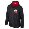 Atlanta Hawks Stadium Essentials Unisex Compete Quarter-Zip Hoodie Jacket - Black - Side View