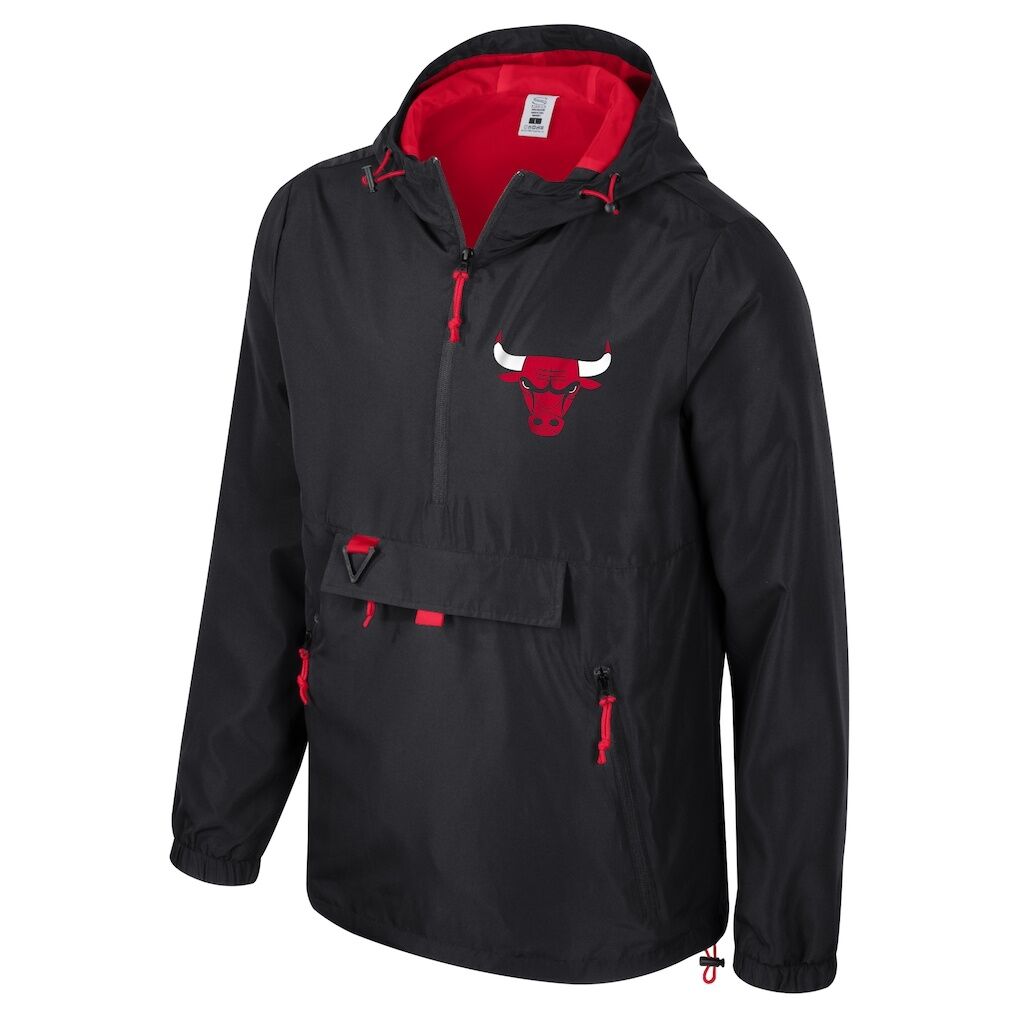 Chicago Bulls Stadium Essentials Unisex Compete Quarter-Zip Hoodie Jacket