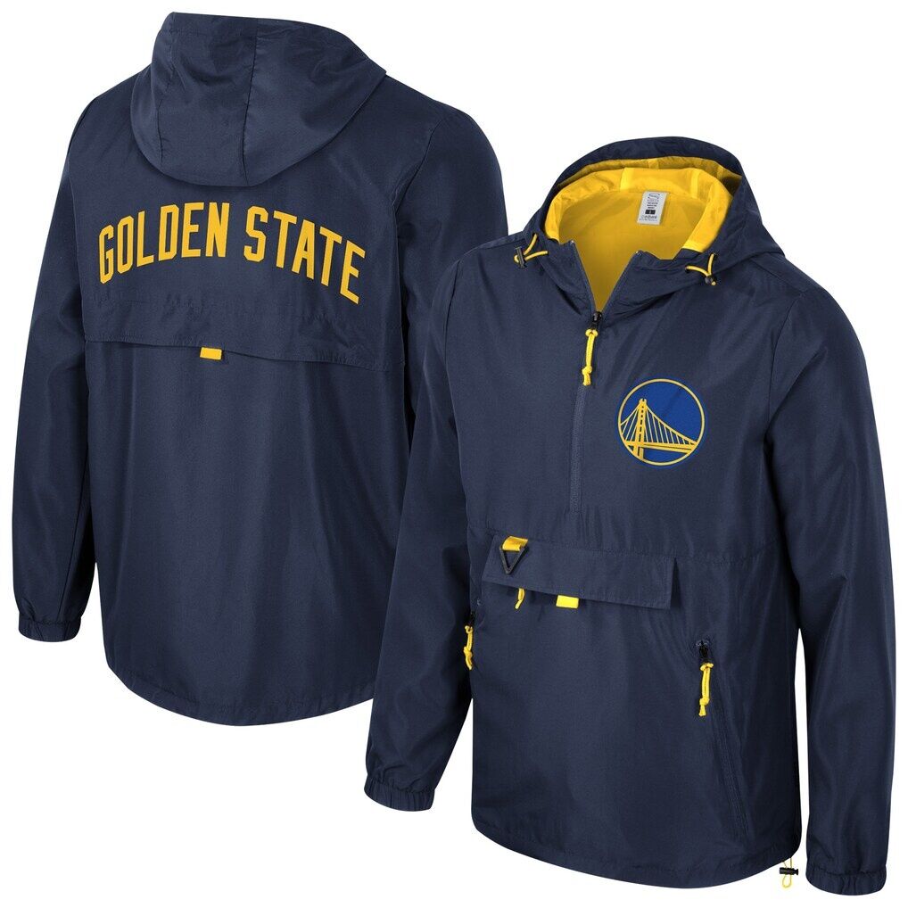 Golden State Warriors Stadium Essentials Unisex Compete Quarter-Zip Hoodie Jacket