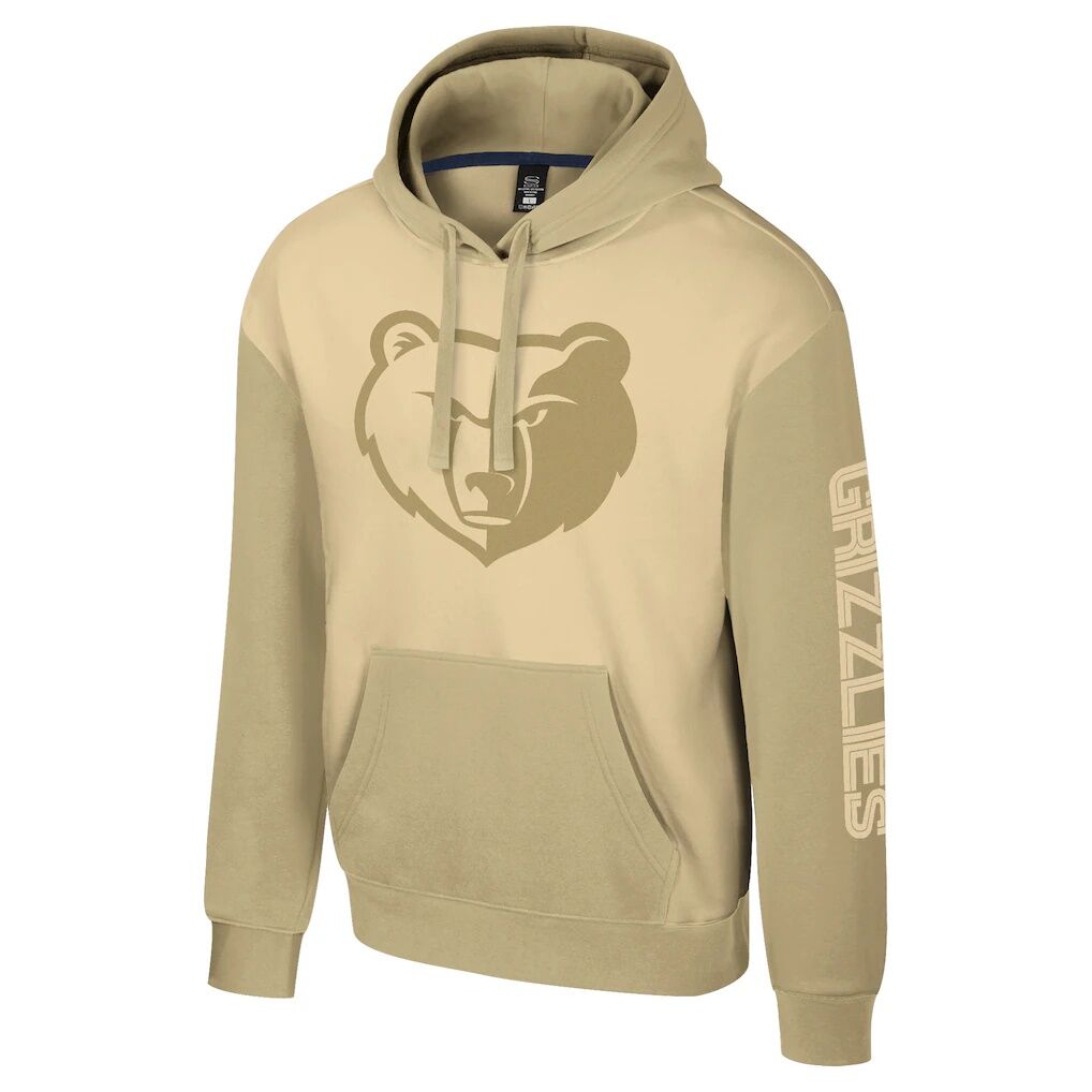 Memphis Grizzlies Stadium Essentials Unisex Rafters Burst Hoodie - Khaki