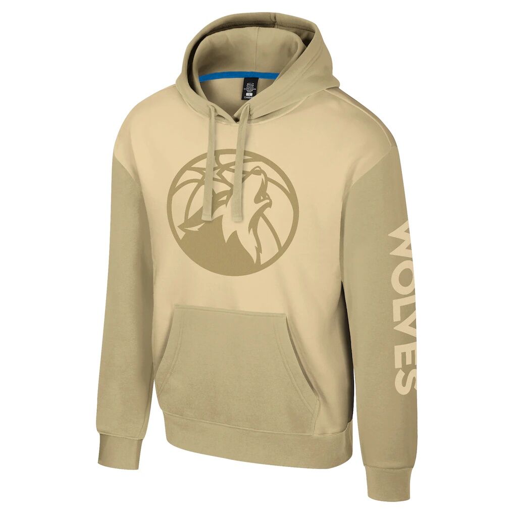 Minnesota Timberwolves Stadium Essentials Unisex Rafters Burst Hoodie - Khaki