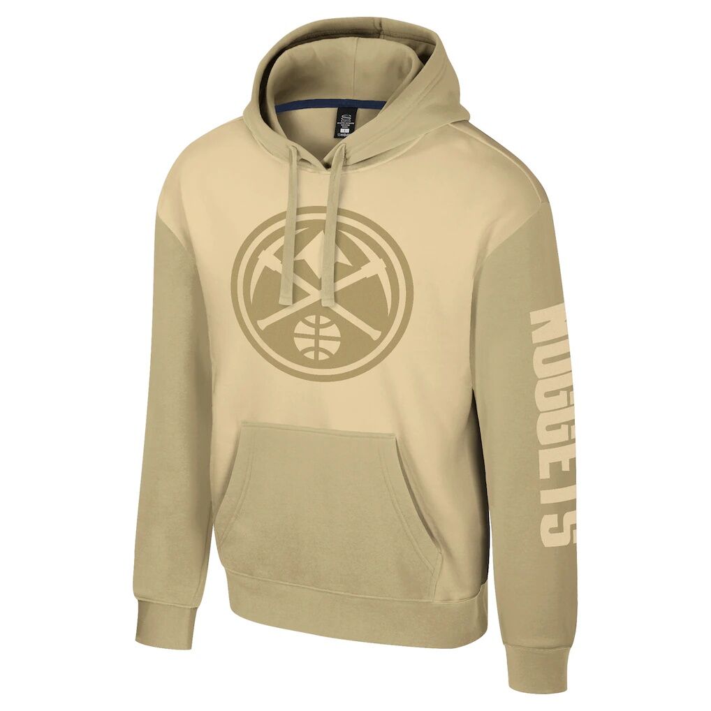 Denver Nuggets Stadium Essentials Unisex Rafters Burst Hoodie - Khaki