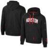 Houston Rockets Stadium Essentials Unisex City Star Hoodie - Black - Front View