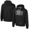 Brooklyn Nets Stadium Essentials Unisex City Star Hoodie - Black - Front View