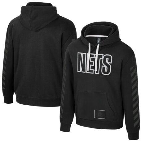 Brooklyn Nets Stadium Essentials Unisex City Star Hoodie - Black - Front View