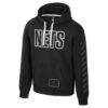 Brooklyn Nets Stadium Essentials Unisex City Star Hoodie - Black - Side View