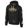 Milwaukee Bucks Stadium Essentials Unisex City Star Hoodie - Black - Side View
