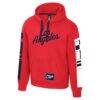 LA Clippers Stadium Essentials Unisex City Star Hoodie - Red - Back View