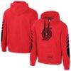 Portland Trail Blazers Stadium Essentials Unisex City Star Hoodie - Red - Front View
