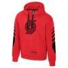 Portland Trail Blazers Stadium Essentials Unisex City Star Hoodie - Red - Side View