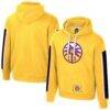 Los Angeles Sparks Stadium Essentials Unisex City Star Hoodie - Gold - Front View
