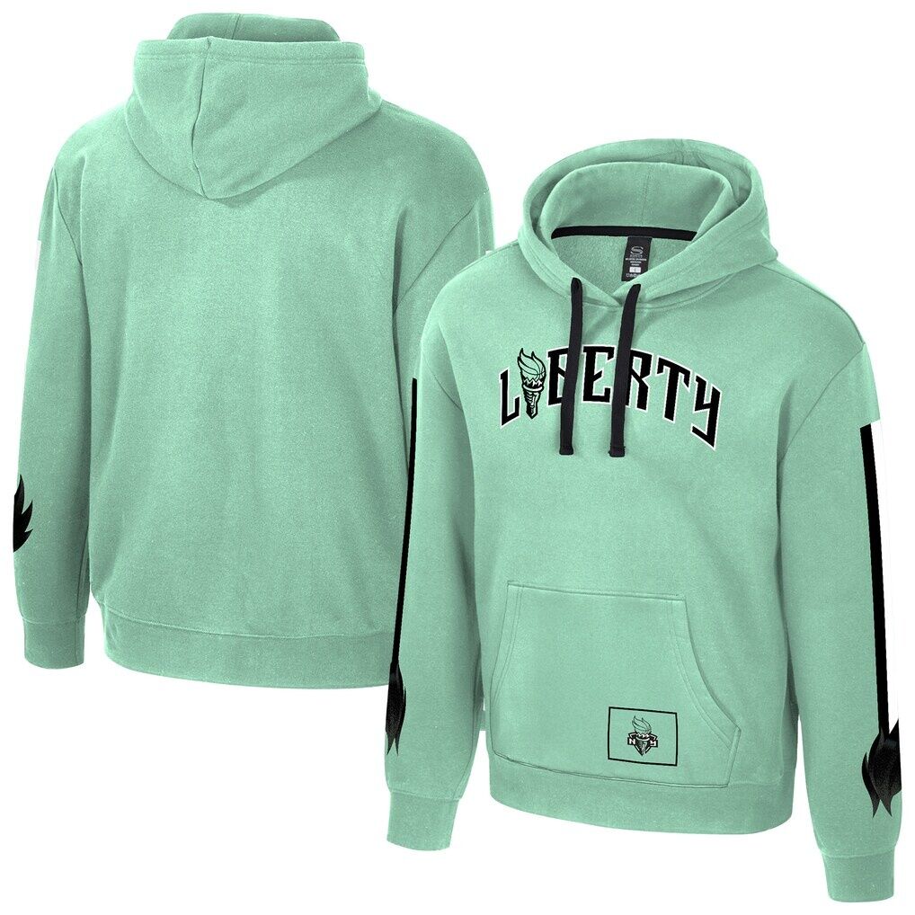 New York Liberty Stadium Essentials Unisex City Star Hoodie - Mint
