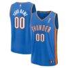 Fashion7 Oklahoma City Thunder Youth Blue 2025 NBA Finals Champions Fast Break Replica Custom Jersey - - Front View