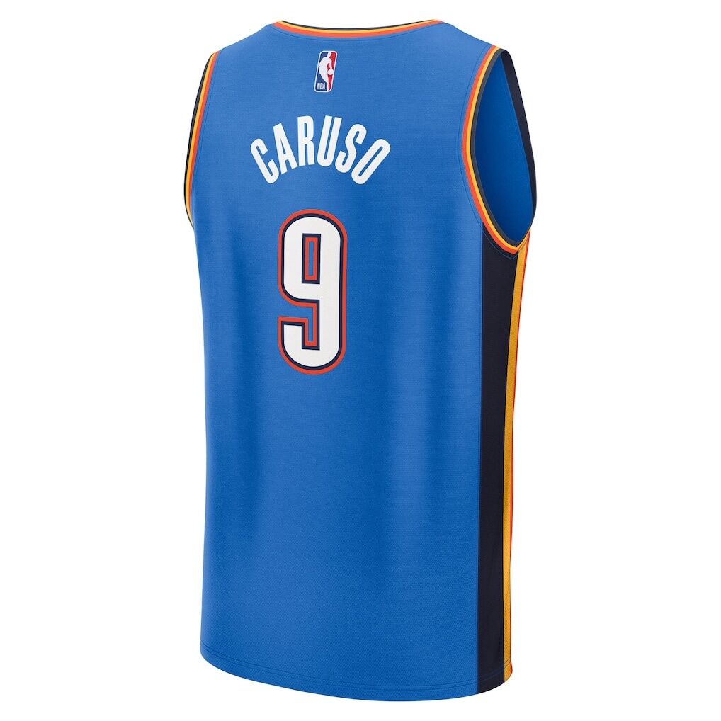 Alex Caruso Oklahoma City Thunder Fashion7 Youth 2025 NBA Finals Champions Fast Break Replica Player Jersey - Blue - Icon Edition