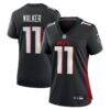 Jalon Walker Atlanta Falcons Nike Women's Team Game Jersey - Black - Front View