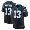 Hunter Renfrow Carolina Panthers Nike Team Game Jersey - Black - Front View