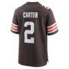 DeAndre Carter Cleveland Browns Nike Team Game Jersey - Brown - Detail View