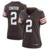 DeAndre Carter Cleveland Browns Nike Women's Team Game Jersey - Brown - Front View