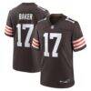 Jerome Baker Cleveland Browns Nike Team Game Jersey - Brown - Front View