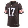 Jerome Baker Cleveland Browns Nike Team Game Jersey - Brown - Side View