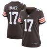 Jerome Baker Cleveland Browns Nike Women's Team Game Jersey - Brown - Front View