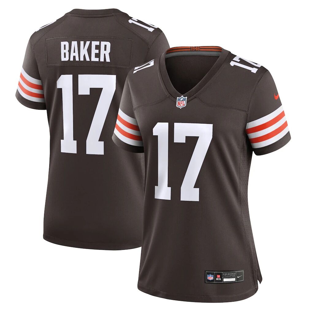 Jerome Baker Cleveland Browns Nike Women's Team Game Jersey