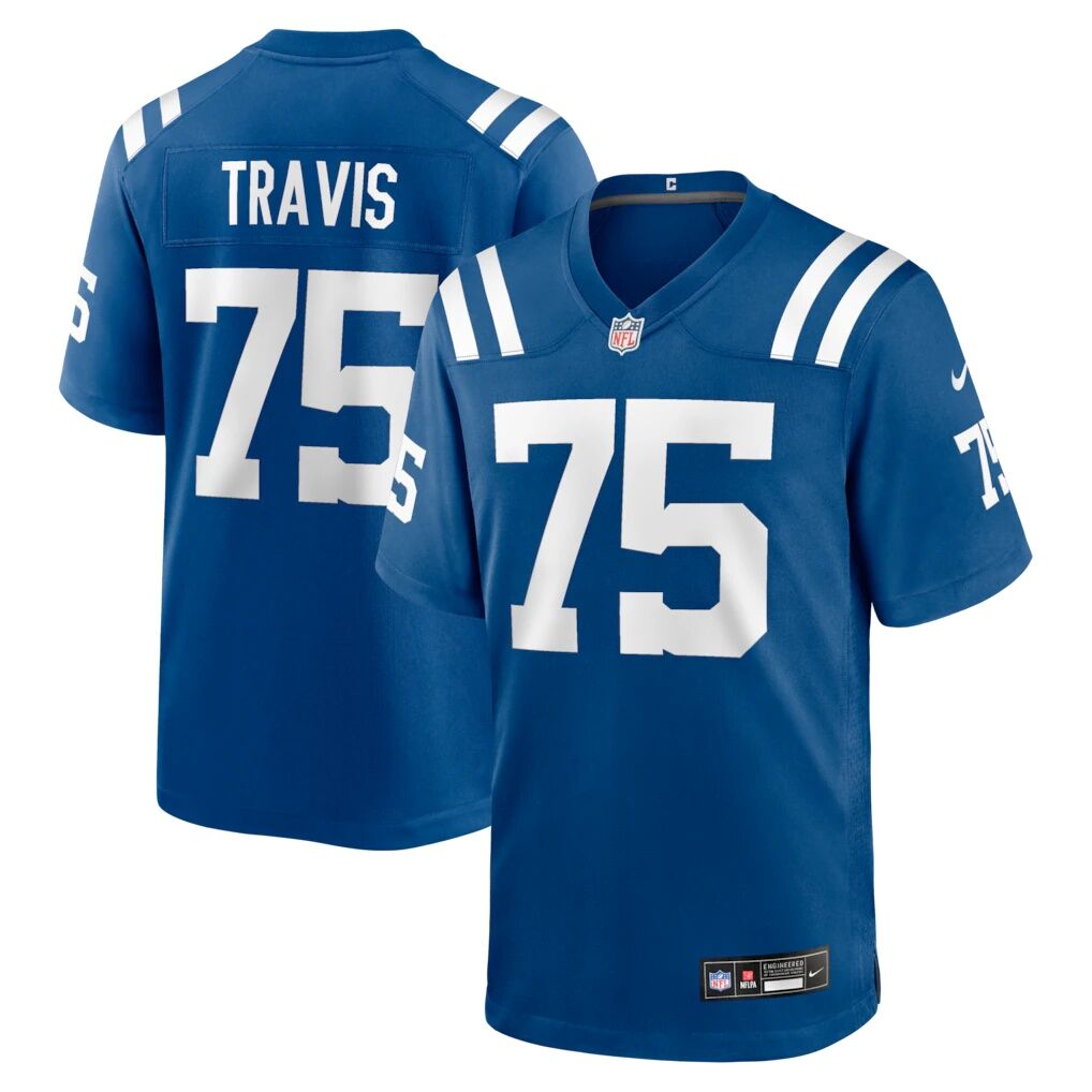 Jalen Travis Indianapolis Colts Nike Team Game Jersey -  Royal