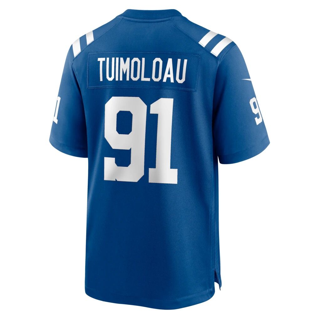 JT Tuimoloau Indianapolis Colts Nike Team Game Jersey -  Royal
