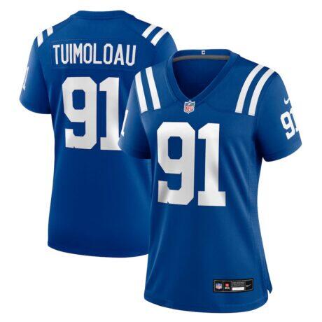 JT Tuimoloau Indianapolis Colts Nike Women's Team Game Jersey - - Front View