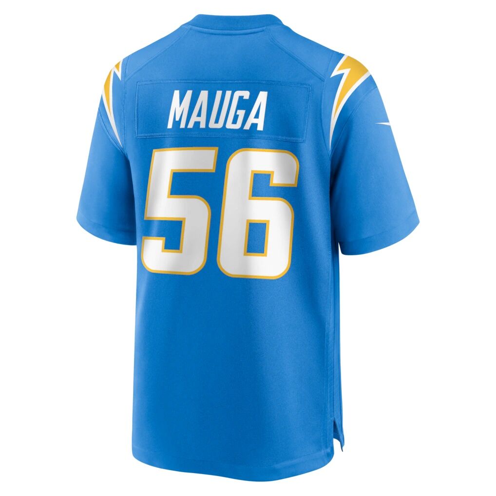 Kanai Mauga Los Angeles Chargers Nike Team Game Jersey -  Powder Blue
