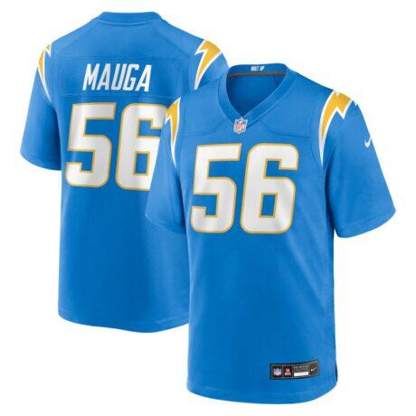 Kanai Mauga Los Angeles Chargers Nike Team Game Jersey - - Front View