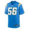 Kanai Mauga Los Angeles Chargers Nike Team Game Jersey - - Side View