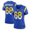 David Quessenberry Los Angeles Rams Nike Women's Team Game Jersey - - Front View