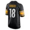 Will Howard Pittsburgh Steelers Nike Team Game Jersey - Black - Detail View