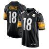 Will Howard Pittsburgh Steelers Nike Team Game Jersey - Black - Front View