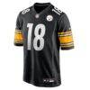 Will Howard Pittsburgh Steelers Nike Team Game Jersey - Black - Side View