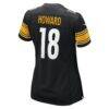 Will Howard Pittsburgh Steelers Nike Women's Team Game Jersey - Black - Detail View