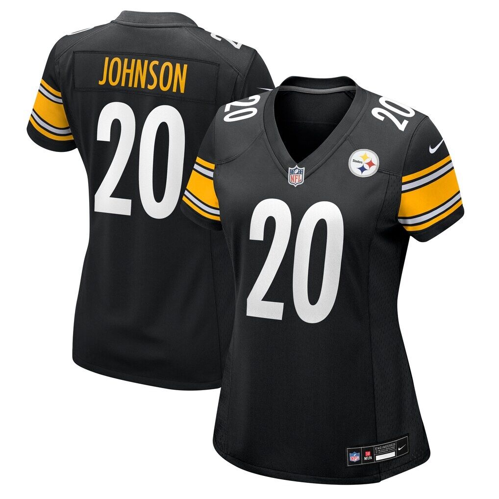 Kaleb Johnson Pittsburgh Steelers Nike Women's Team Game Jersey