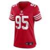 Alfred Collins San Francisco 49ers Nike Women's Team Game Jersey - - Side View
