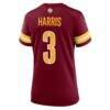 Will Harris Washington Commanders Nike Women's Team Game Jersey - - Detail View