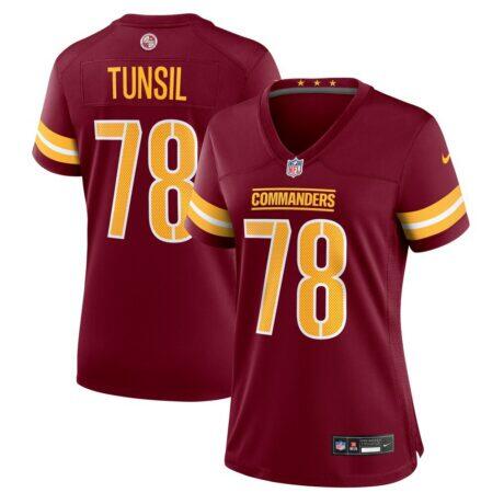 Laremy Tunsil Washington Commanders Nike Women's Team Game Jersey - - Front View